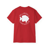 White Logo T-Shirt Front and Back