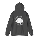 White Logo Hoodie Front & Back