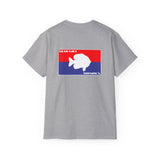 Red White & Blue Logo Back