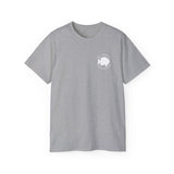 White Logo T-Shirt Front and Back