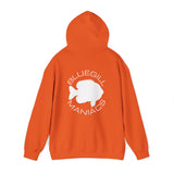 White Logo Hoodie Front & Back