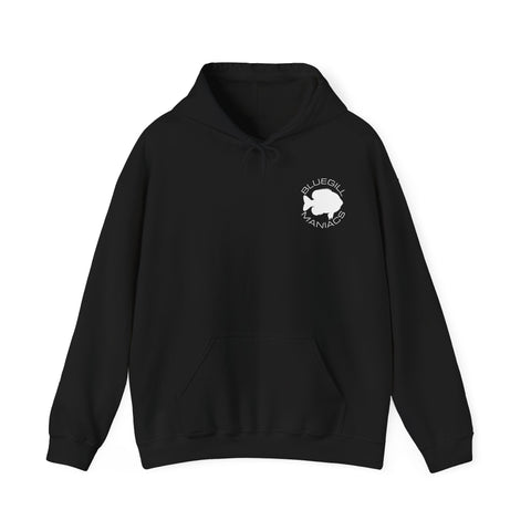 White Logo Hoodie Front & Back