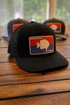 Trucker Hat with Red White & Blue Logo